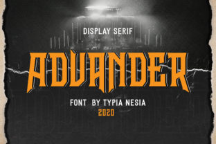 Advander: A Bold Display Font That Makes Your Brand Instantly Memorable