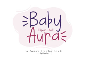 Baby Aura: A Playful Display Font for Digital Design