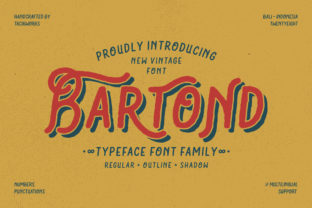 Bartond: A Vintage Display Font That Elevates Your Brand