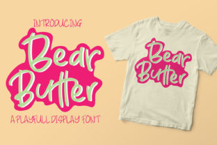 Bear Butter: A Playful Display Font for Editorial Charm