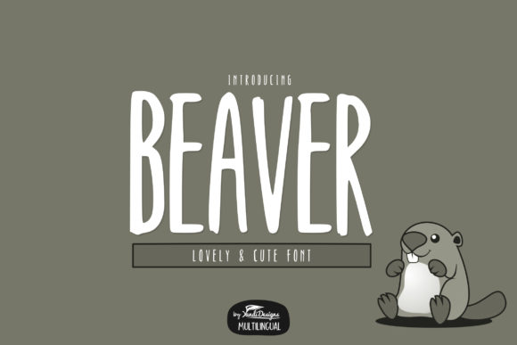 Beaver: A Bold Display Font for Digital Design
