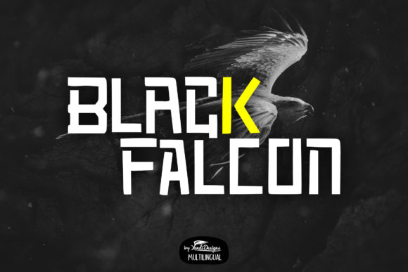Black Falcon: A Bold Typeface for Business Branding