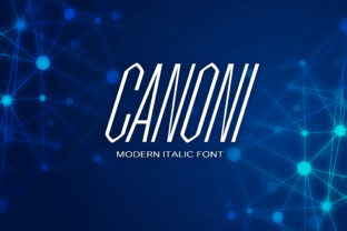 Canoni: A Clean, Modern Display Font for Handmade Brands