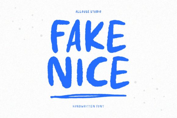 Fake Nice: A Bold Typeface for Branding Projects