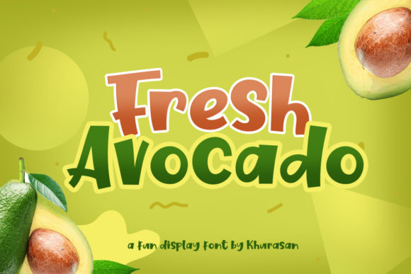 Fresh Avocado: A Display Font That Feels Like Sunlight on Paper