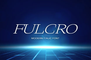 Fulcro: A Clean, Smart Display Font for Crafters