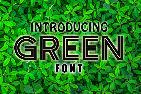 Green: A Display Font for Stronger Brand Communication