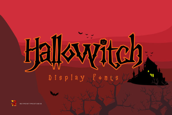 Hallowitch: A Spooky Display Font That Elevates Halloween Branding
