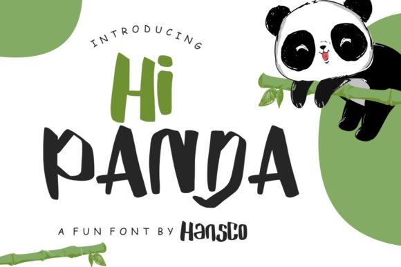 Hi Panda: A Raw, Unfiltered Display Font for Authentic Branding