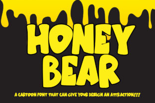 Honey Bear: A Playful Display Font for Digital Brand Moments