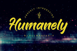 Humanely: A Casual Display Font That Feels Like Handwritten Warmth