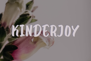 Kinderjoy: A Playful Display Font for Digital Branding