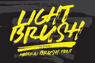 Lightbrush: A Display Font That Feels Human