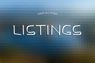 Listings: A Playful Display Font for Warm, Human Branding