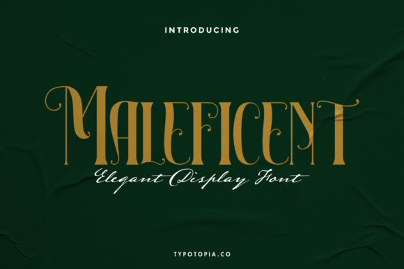Maleficent: A Fairy-Tale Font for Editorial Magic