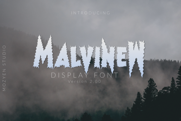 Malvinew 2.00: A Display Font That Feels Like Hand-Picked Personality