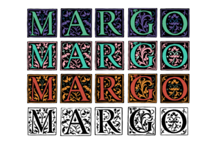 Margo: A Playful Medieval Color Font for Distinctive Branding