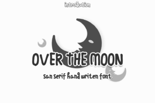 Over the Moon: A Playful Display Font for Digital Branding