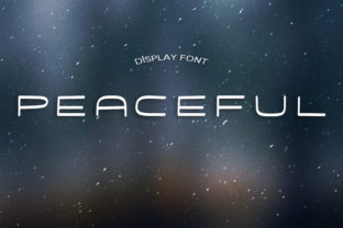 Peaceful: A Display Font for Editorial Calm and Clarity