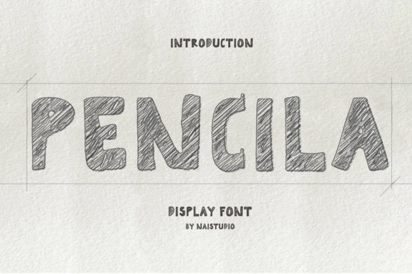 Pencila: A Playful Display Font for Authentic Branding