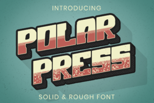 Polar Press: A Vintage Display Font That Anchors Digital Branding