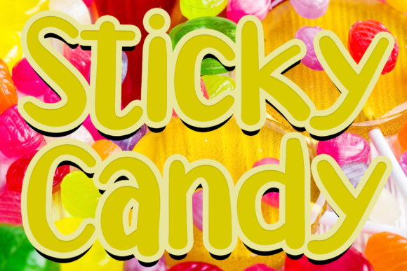 Sticky Candy: The Font That Makes Your Creations Pop