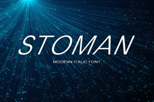 Stoman: A Display Font That Commands Attention