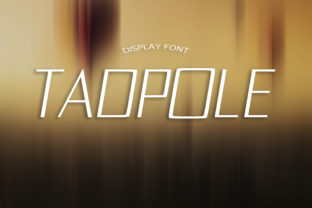 Tadpole Font: Blocky Elegance for Handmade Labels & Printables