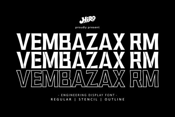 Vembazax Rm: A Bold, Thoughtful Display Typeface