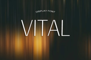 Vital Display Font for Modern Web Design