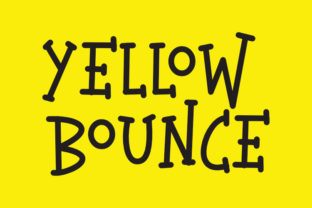 Yellowbounce: A Bold, Bouncy Display Font